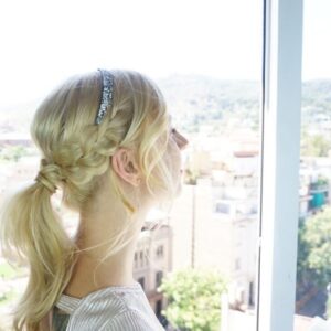 easy DIY homecoming hairstyle