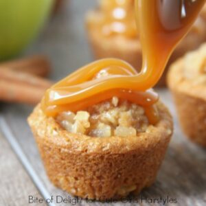 Apple Crisp Cookie Cups | Fall Treat | Recipe