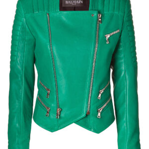 Leather Jacket |Green