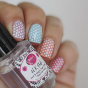 Cute Easter Polka Dot Mani