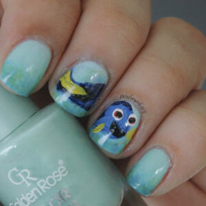 Finding Dory inspired nails