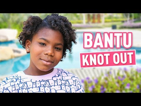 Bantu Knot Out Tutorial | No-Heat Curls