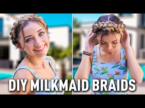 How to Create DIY Milkmaid Braids | by Brooklyn from BrooklynAndBailey