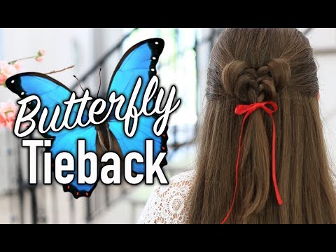 How to Create a Butterfly Tieback | Beautiful and Cute Hairstyles for Girls