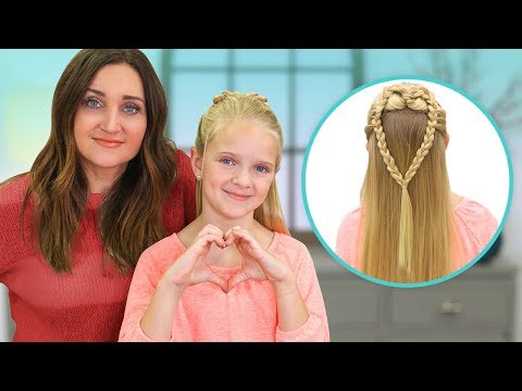 How to Create a MERMAID HEART Braid | 2019 Valentine’s Day Hairstyles
