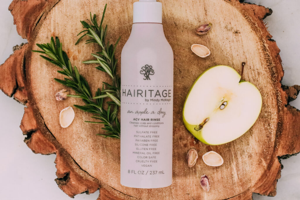 Hairitage By Mindy Mcknight, Apple Cider Vinegar Hair Rinse Hair product, An Apple a day, 8 fl oz