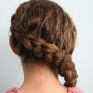 Back view of the Authentic Katniss Braid | Hunger Games Hairstyles