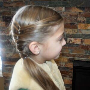 Side view of the Layered Ponytail