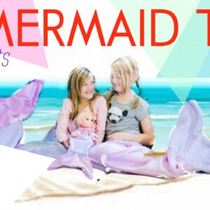 fleece mermaid tail | DIY