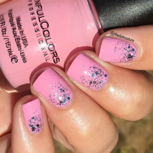 Glitter Gradient Nails | CGH Lifestyle