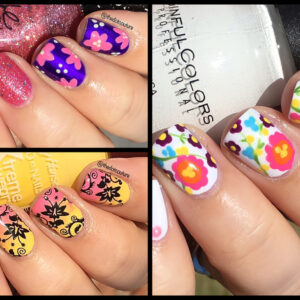 Spring Summer Floral Nail Art | CGH Lifestyle