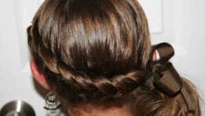 Wrap-Around French Ponytail